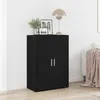 Image de vidaXL Buffet Chêne noir 60 x 31 x 84 cm Bois dingénierie 862263