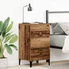 Image de Table de chevet en vieux bois 40x35x70 cm en bois aggloméré