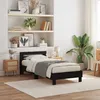Image de vidaXL Cadre de lit avec LED Chêne noir 90 x 190 cm Bois dingénierie 863807