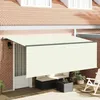 Image de vidaXL Auvent Rétractable Crème 400 x 200 cm Polyester et Aluminium 3329786