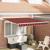 Image de vidaXL Auvent Rétractable Orange et marron 300 x 250 cm 3329937