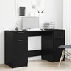 Image de vidaXL Bureau Chêne noir 133 x 50 x 75 cm Bois dingénierie 3332512