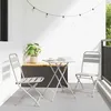 Image de vidaXL Chaise de jardin pliante 2 pcs Beige 42 x 52 x 82 cm 42002941