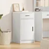 Image de vidaXL Buffet avec tiroir Blanc 40 x 40.5 x 75 cm Bois dingénierie 865064