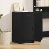 Image de vidaXL Buffet Chêne noir 40 x 40.5 x 75 cm Bois dingénierie 865065