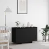 Image de vidaXL Buffet Noir 120 x 41 x 75 cm Bois dingénierie 3333897