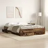 Image de vidaXL Cadre de lit Bois Ancien 140 x 190 cm Bois dingénierie 3333972