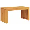 Image de Table dappoint en bois dacacia - vidaXL - 70x35x35 cm - Marron - Bois dacacia massif - Design moderne