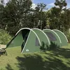 Image de vidaXL Tente Tunnel 5-Personnes Vert et blanc 805 x 405 x 211 cm 42004041