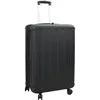Image de Valise rectangulaire moderne - vidaXL - 50x30x76 cm - Noir - Plastic ABS - Rangement ample - Construction durable