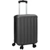 Image de Valise moderne rectangulaire - vidaXL - Gris foncé - 34x23x555 cm - Plastic ABS - Roues - Serrure - Durable