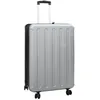 Image de Valise de voyage rectangulaire - vidaXL - 50x30x76 cm - Argent - Plastic ABS - 4.65 kg - Roues - Serrure