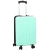 Image de Valise rectangulaire - vidaXL - 34x23x555 cm - Vert menthe - Plastic ABS - Rangement ample - Construction durable