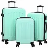 Image de Set de sacs de voyage Vidaxl - 42006253 - Ensemble de valises 3 pcs Bagages rigides Vert Menthe 20 24 28 ABS