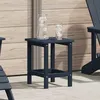 Image de vidaXL Table dappoint Bleu marine 38 x 38 x 46 cm Polyéthylène 42006634
