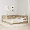 Image de vidaXL Tête de lit de rangement Chêne Sonoma Bois dingénierie 3335511