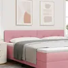 Image de vidaXL Tête de lit Rose 200 cm Velours 42007201