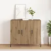 Image de vidaXL Buffet Chêne artisanal 90 x 34 x 80 cm Bois dingénierie 869080