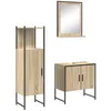 Image de Ensemble de meubles de salle de bain - vidaXL - 3 pièces - Marron - Bois dingénierie - 60x33x60 cm - Design moderne
