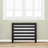 Image de Meuble tv - meuble hi-fi Vidaxl Cache-Radiateur Chêne noir 104 x 20 x 82 cm Bois dingénierie