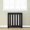 Image de Cache-radiateur en bois Vidaxl chêne noir 78 x 20 x 82 cm   design contemporain