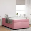 Image de vidaXL Cadre de lit avec matelas Rose 120 x 190 cm tissu 3399283