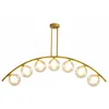 Image de Lustre Sputnik à branches moléculaires - TCpick - 7 lumières - Transparent - Métal - Dimmable - Douille G9