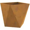 Image de Jardinière en acier - vidaXL - Rouillé - 40x40x40 cm - Acier résistant aux intempéries - Assemblage requis
