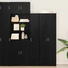 Image de vidaXL Haut Armoire Chêne noir 30 x 425 x 185 cm 3365578
