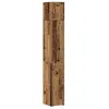 Image de Armoire de rangement en bois dingénierie - vidaXL - Bois ancien - 30x425x225 cm - 2 portes - Grand espace de stockage