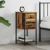 Image de vidaXL Cabinet de chevet Bois ancien 32 x 42 x 70 cm Bois dingénierie 871285
