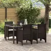 Image de vidaXL Chaise de jardin 4 pcs Marron 53 x 49 x 85 cm Polypropylène 847477