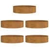 Image de Planteur en acier corten - vidaXL - Grand - 80x80x20 cm - 11.6 kg - Modèle 873633 - Résistant aux intempéries - Durable