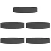Image de Anneau de jardinière en acier - vidaXL - Noir - 120x120x20 cm - Lot de 5 - Design moderne - Construction robuste