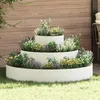 Image de vidaXL Cache-pot de jardin Blanc 120 x 120 x 20 cm 873656