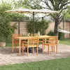 Image de vidaXL Ensemble de salle à manger pour jardin 7 pcs Marron 3375667