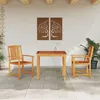 Image de vidaXL Ensemble de salle à manger pour jardin 3 pcs Marron 3375682
