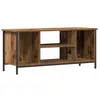 Image de Meuble TV moderne - vidaXL - Bois ancien - 102x35x45 cm - Bois dingénierie - Rangement généreux - Style contemporain