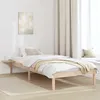 Image de vidaXL Cadre de lit Naturel 80 x 200 cm Pin massif 873208
