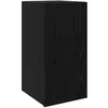 Image de Meuble TV mural - vidaXL - Chêne Noir - Bois dingénierie - 305x30x60 cm - Monté au mur - Étagères intégrées