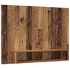 Image de Meuble TV mural rustique - vidaXL - 120x235x90 cm - Bois dingénierie - Bois ancien - Montage mural - 2 étagères