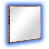 Image de Miroir de salle de bain LED - vidaXL - Bois ancien - 40x37x85 cm - Éclairage LED multicolore - Montage mural - USB