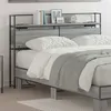 Image de Tête de lit de rangement - VIDAXL - Sonoma gris - 120 x 98 cm - Bois dingénierie - Grand espace de stockage