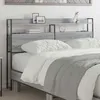 Image de vidaXL Tête de lit de rangement Sonoma gris Bois dingénierie 859703