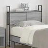 Image de Tête de lit rangement VidaXL Sonoma gris 78 x 15 x 98 cm avec station de charge (2x AC USB-A USB-C)