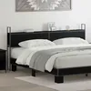 Image de Tête de lit de rangement VIDAXL 183 x 98 cm Chêne noir avec station de charge