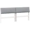 Image de Tête de lit capitonnée - vidaXL - Gris clair - 180 cm - Pin massif - Rembourrage en mousse - Facile à nettoyer