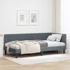 Image de vidaXL Cadre de lit dangle Gris foncé 90 cm x 190 cm Velours 42016339