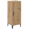 Image de Buffet en bois dingénierie - vidaXL - Chêne artisanal - 345 x 34 x 90 cm - 1 porte à charnières - Étagères