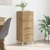 Image de Buffet - bahut - enfilade Vidaxl Buffet chêne artisanal 34 5 x 34 x 90 cm Bois dingénierie